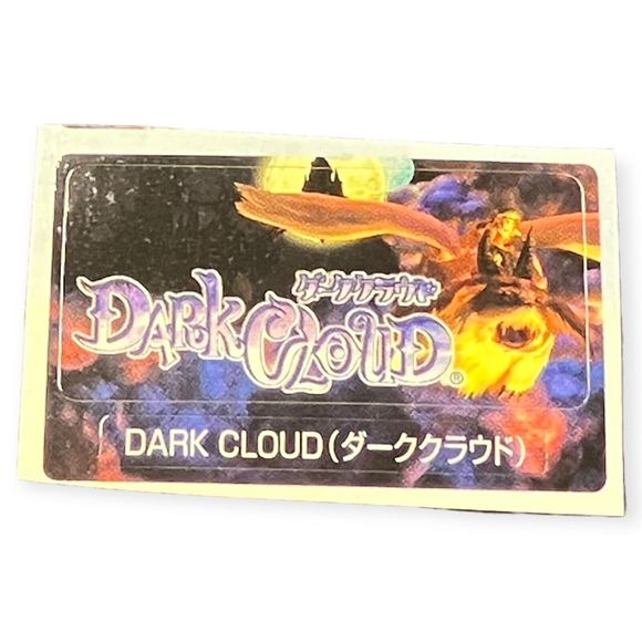 Sony PlayStation 2 PS2 Dark Cloud Vintage VTG Memory Card‎ Sticker - Picture 1 of 1